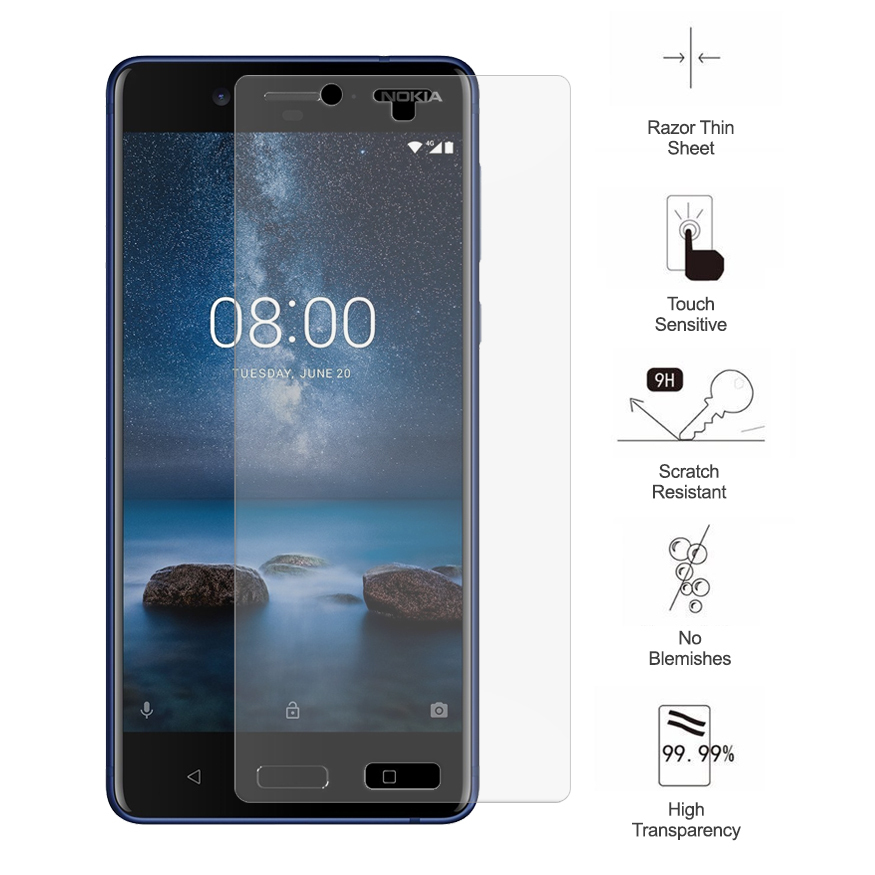 tempered glass screen protector for nokia 8